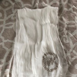 Michael Kors White Scarf